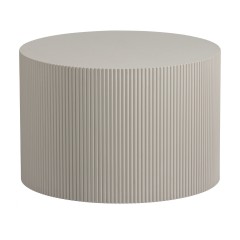 CAFE TABLE ROUND STRIPED MDF BEIGE 60 - CAFE, SIDE TABLES